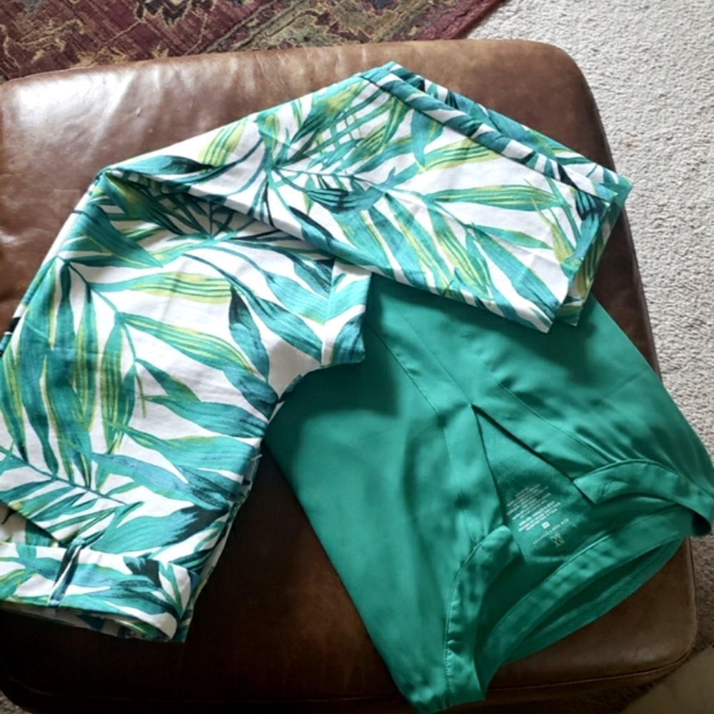 NY & Company 7th Avenue Design floral print pants size 16